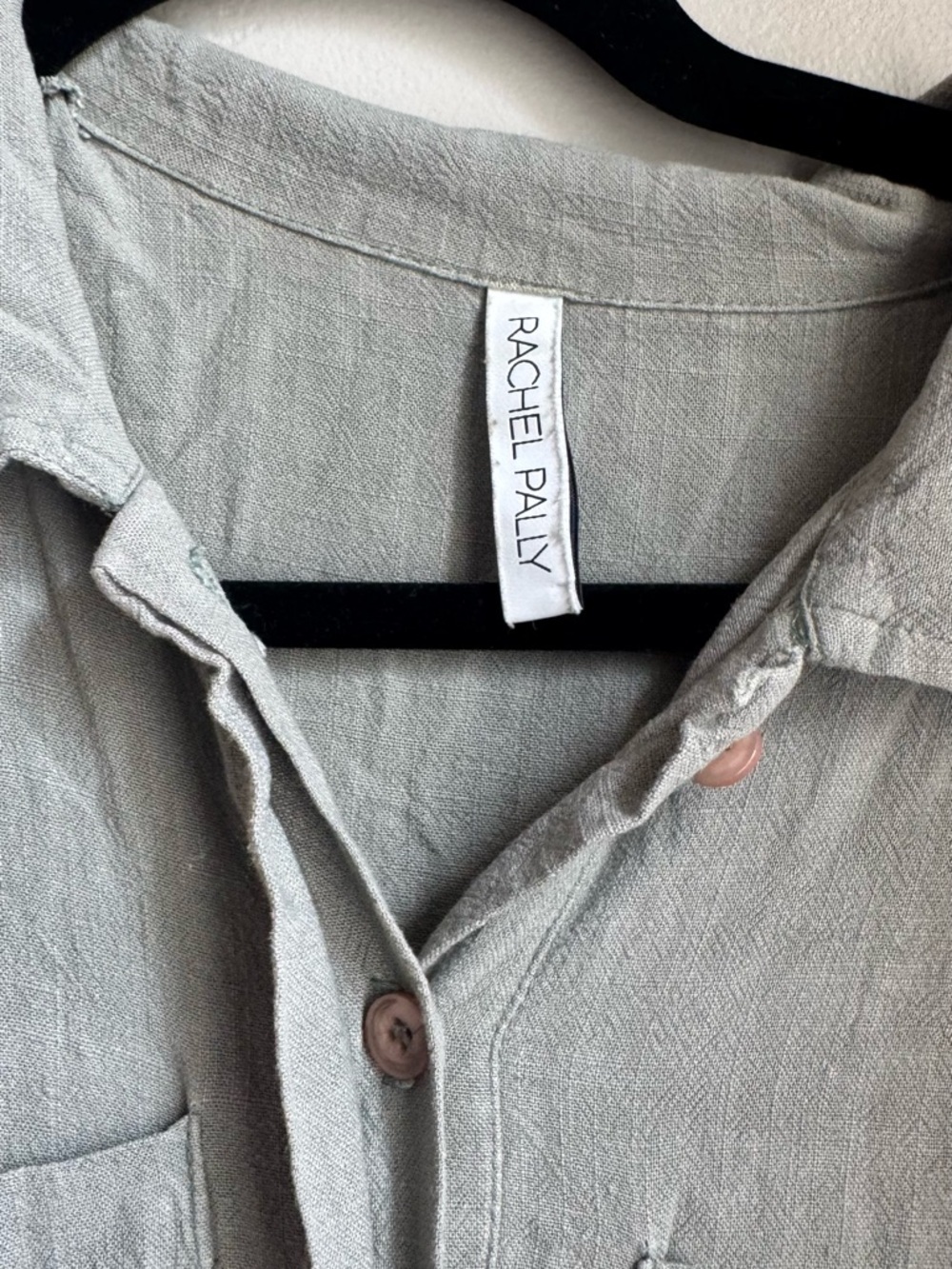 Rachel Pally Linen Joey Jumpsuit Neutral Minimalist Coastal Capsule Resortwear - Picture 3 of 5